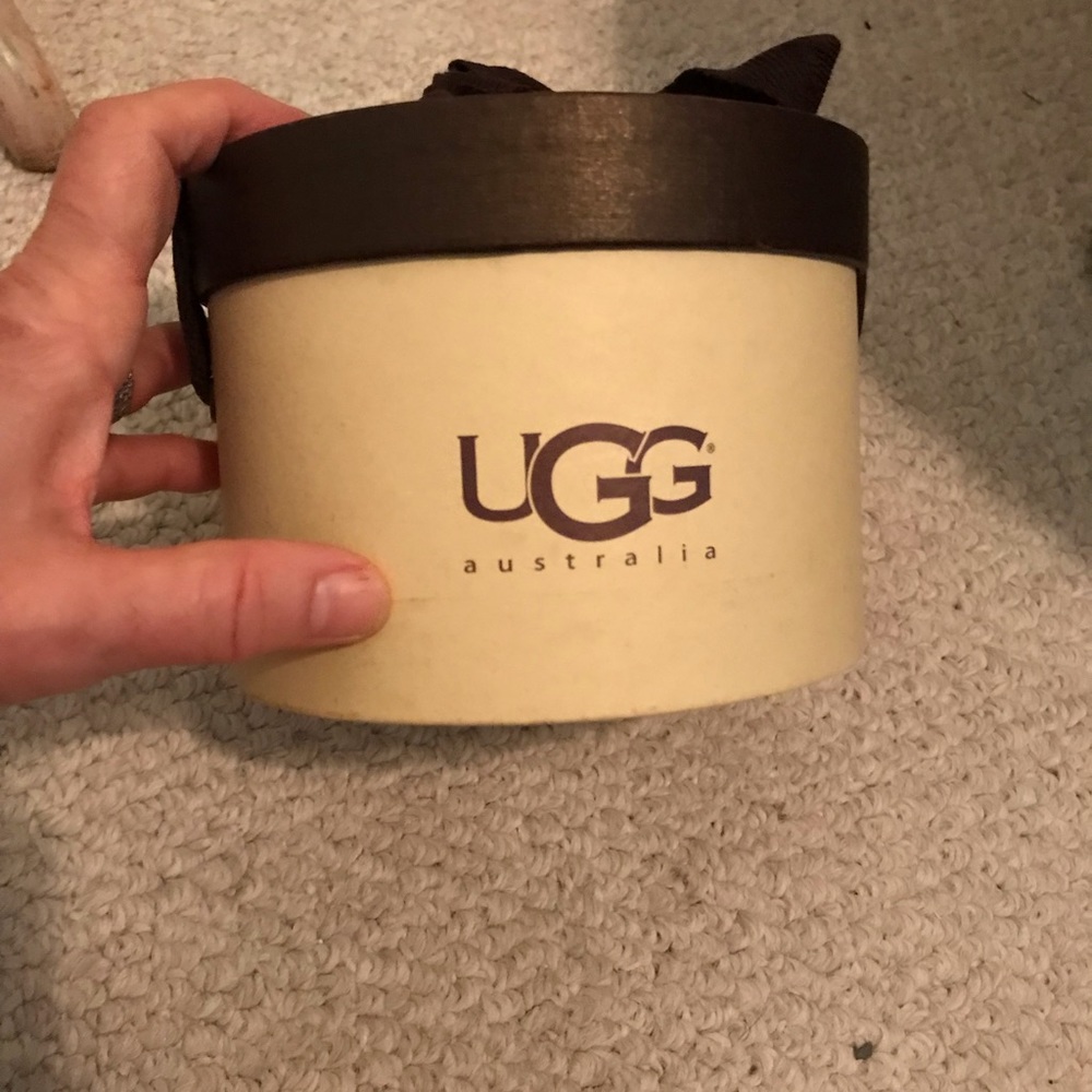 Ugg earmuffs new with box, bought after show.. marked on bottom